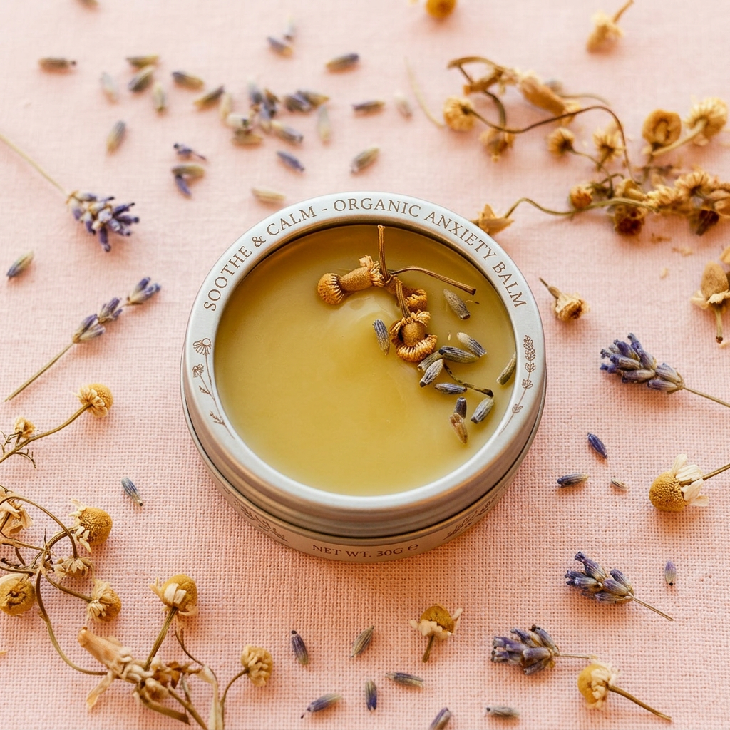Anxiety Balm - fond rose pâle