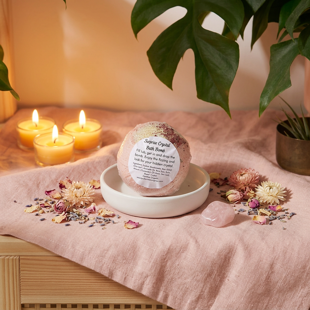 Bombe cristal surprise - lin blush cocooning