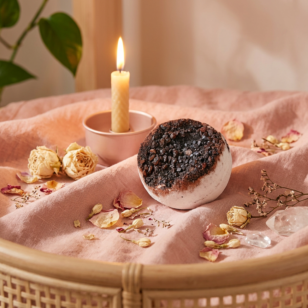 Bombe géode - lin blush cocooning