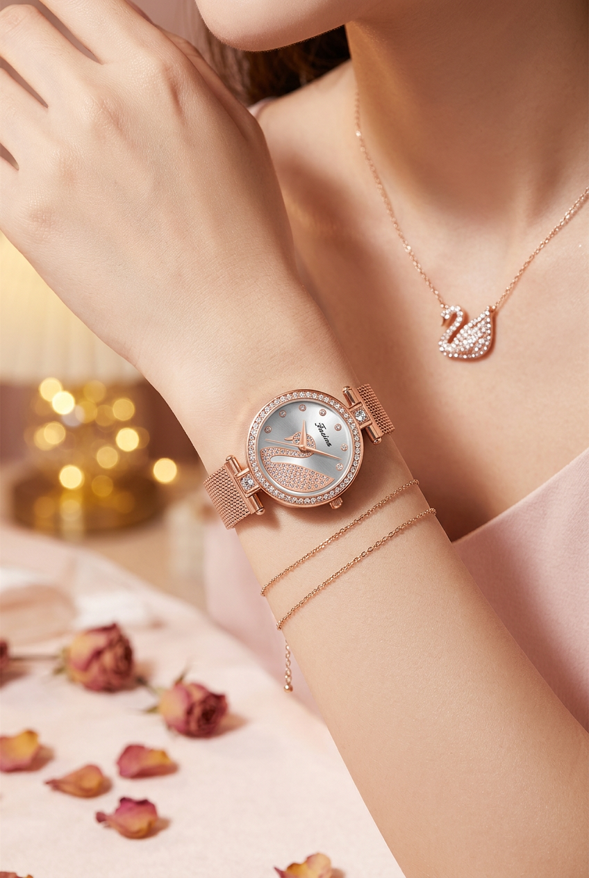 Coffret cygne rose gold lifestyle cocooning