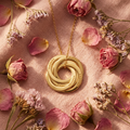 Collier anneaux flat lay cocooning