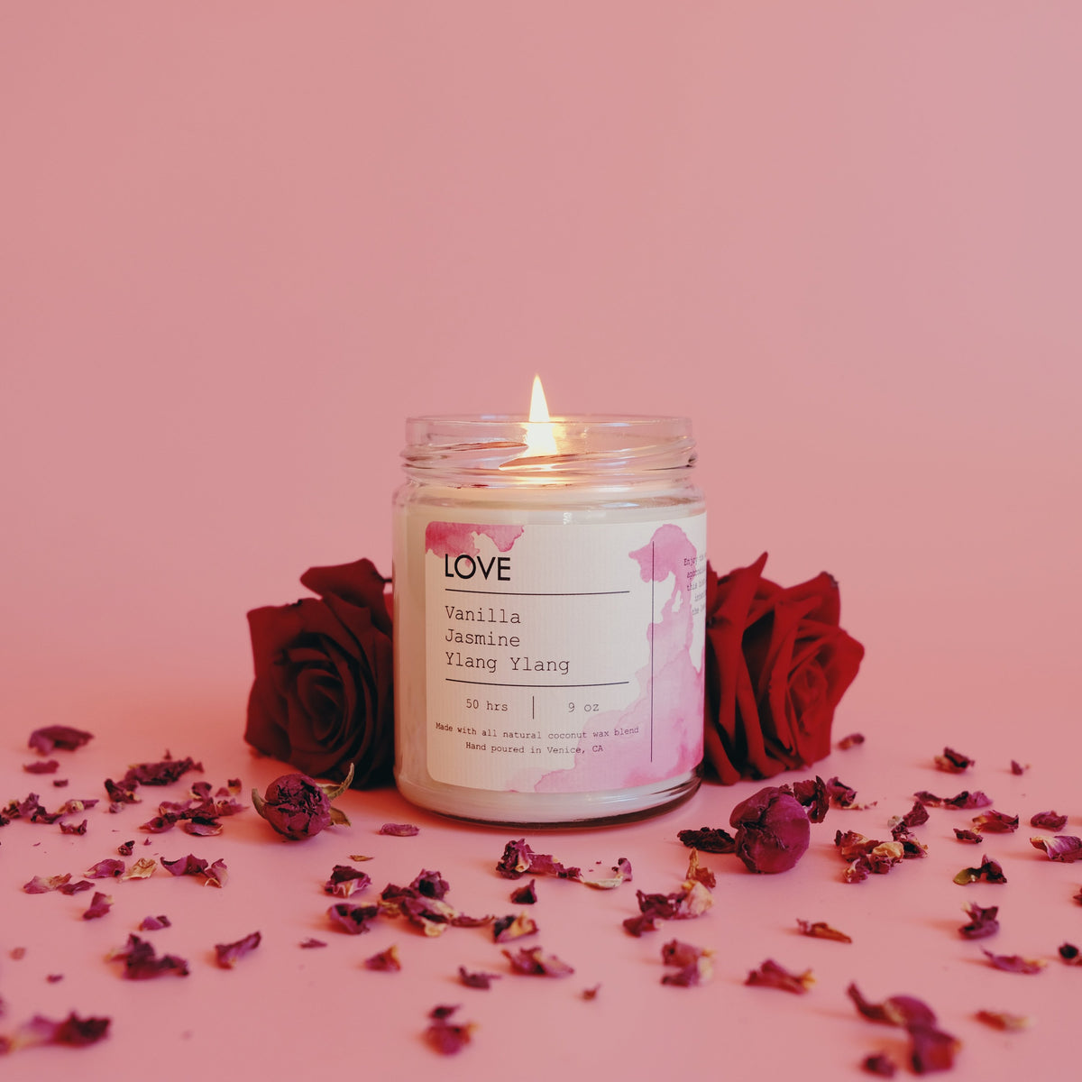 Bougie Love Petals
