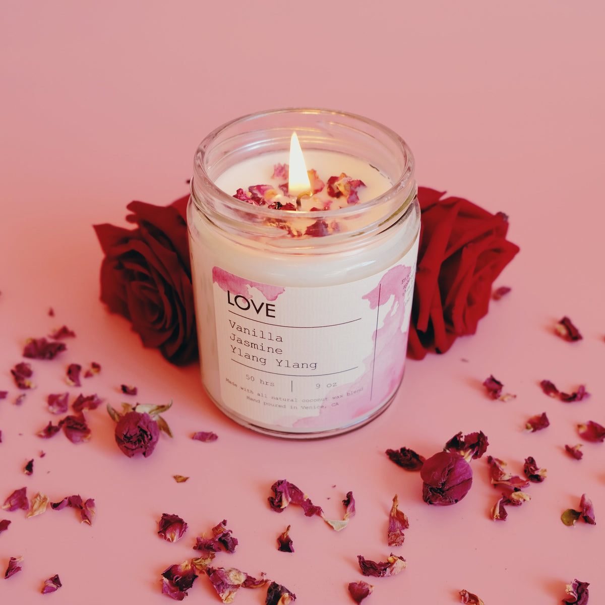 Bougie Love Petals