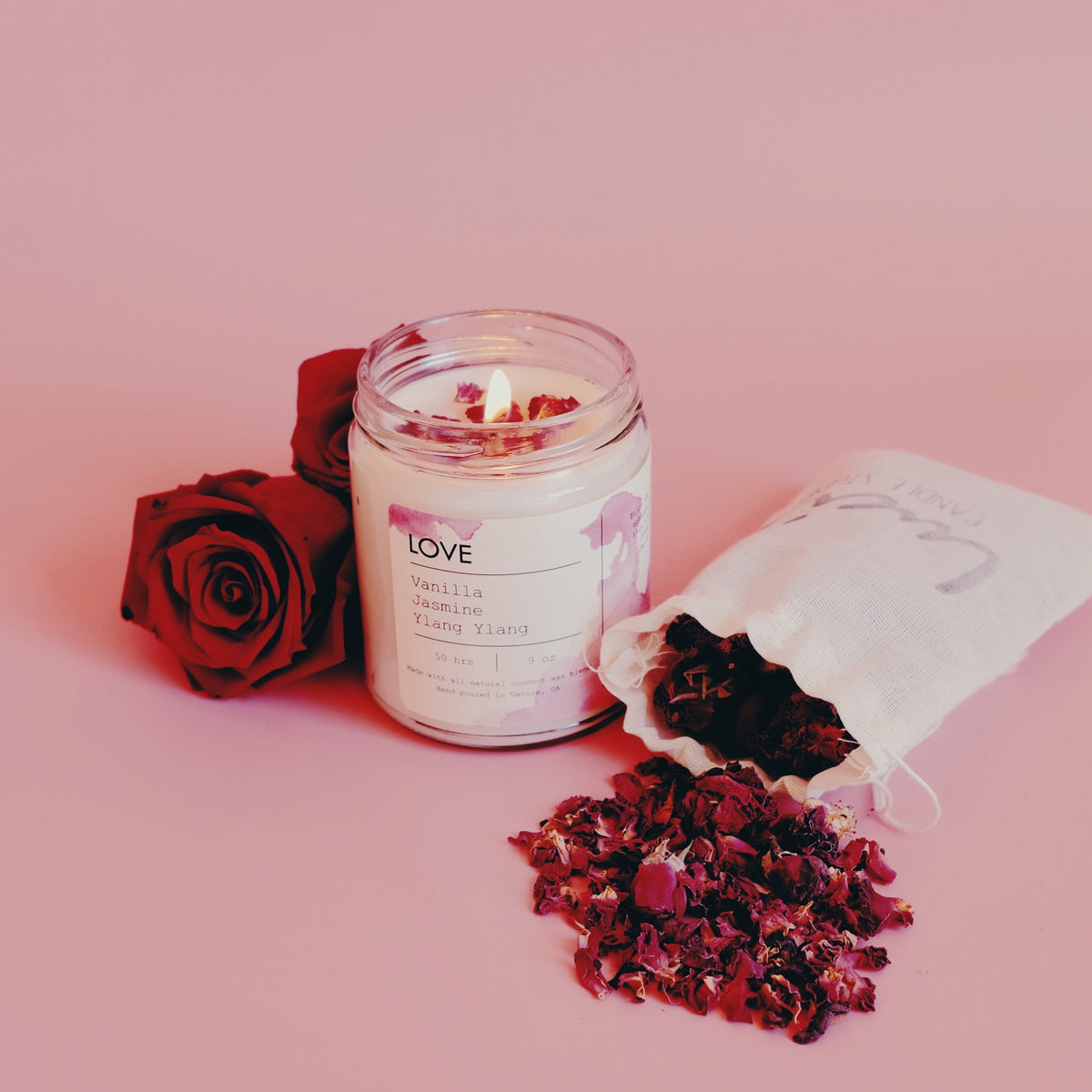 Bougie Love Petals