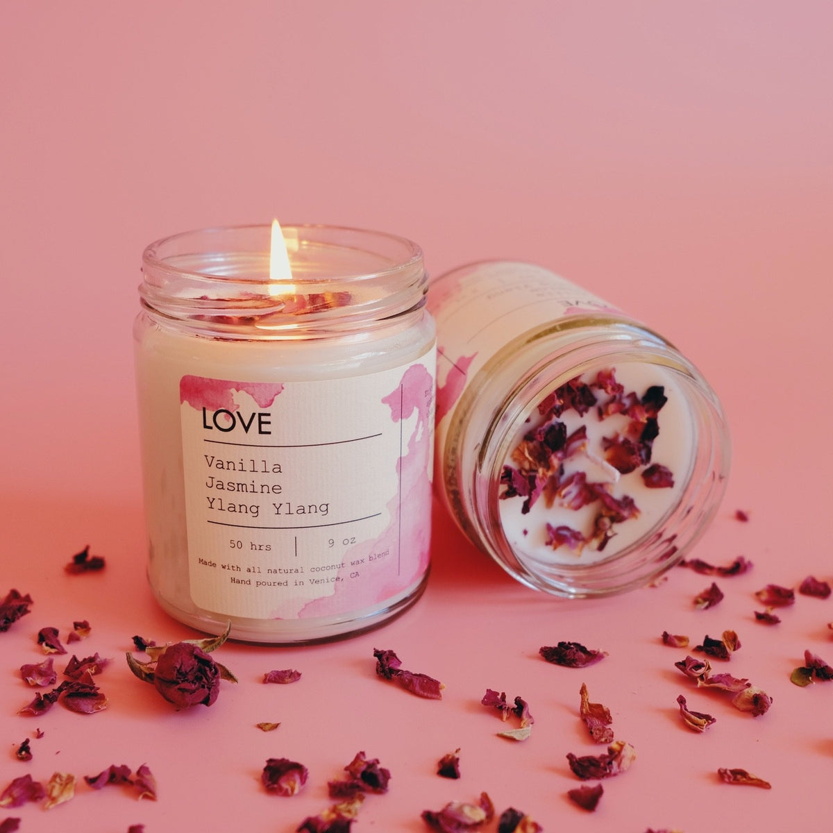 Bougie Love Petals