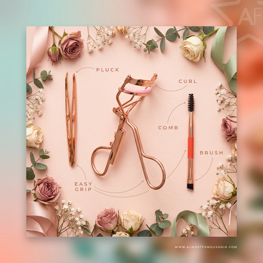 Kit recourbe-cils - flat lay