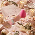 Éponge + support - lin blush cocooning