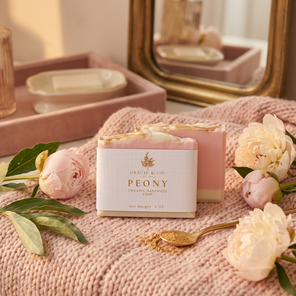 Savon Peony - pivoines cocooning